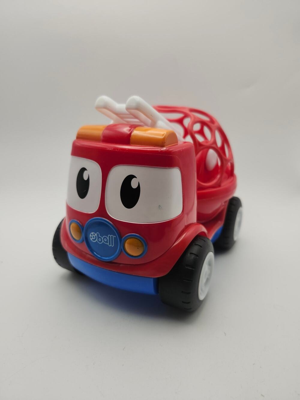 Oball Go Grippers Red Car Toy Baby Toddler Lightweight Easy Grip Vehicle 10940